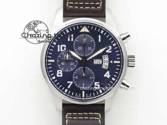 MIROTIME 0812 Pilot Chrono IW388003 Real Ceramic V6F 1:1 Best Edition On Black Nylon Strap A StreetReady 7284